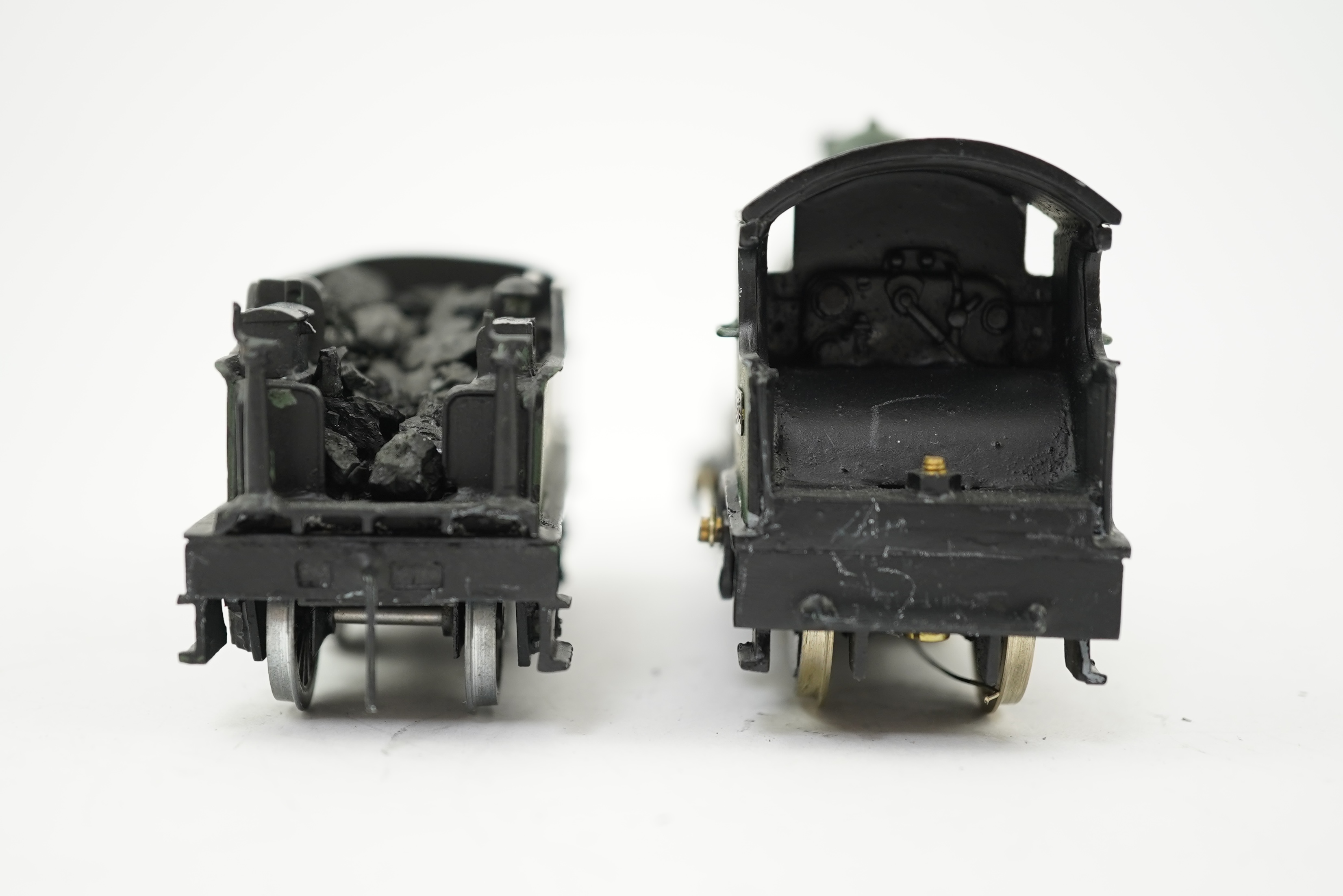 Two 00 gauge brass and white metal kit built Dean designed GWR tender locomotives; an Aberdare class 2-6-0, 2601, together with a Duke class 4-4-0, 3252, constructed, painted and lined to a high standard, both motored fo